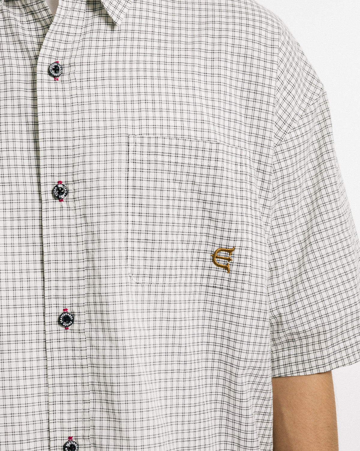 OVERLAND CHECK SHIRT - WHITE