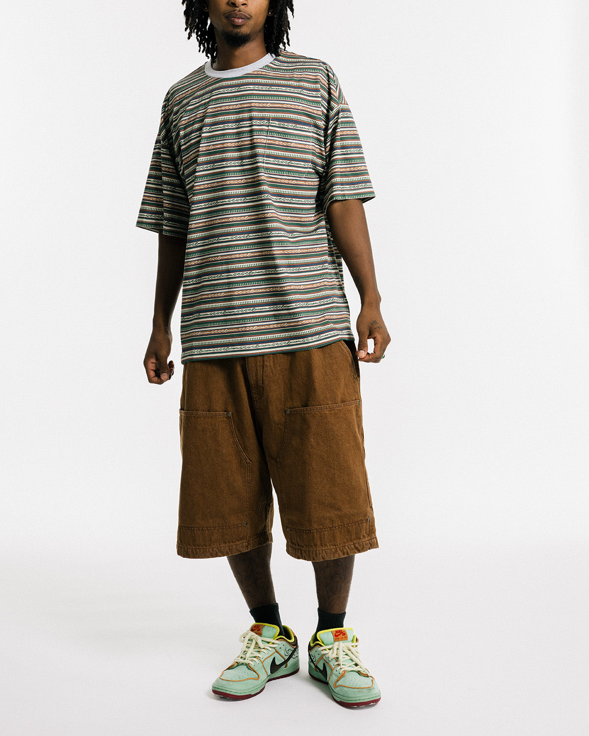 G.L.C BORDER TEE - ORANGE
