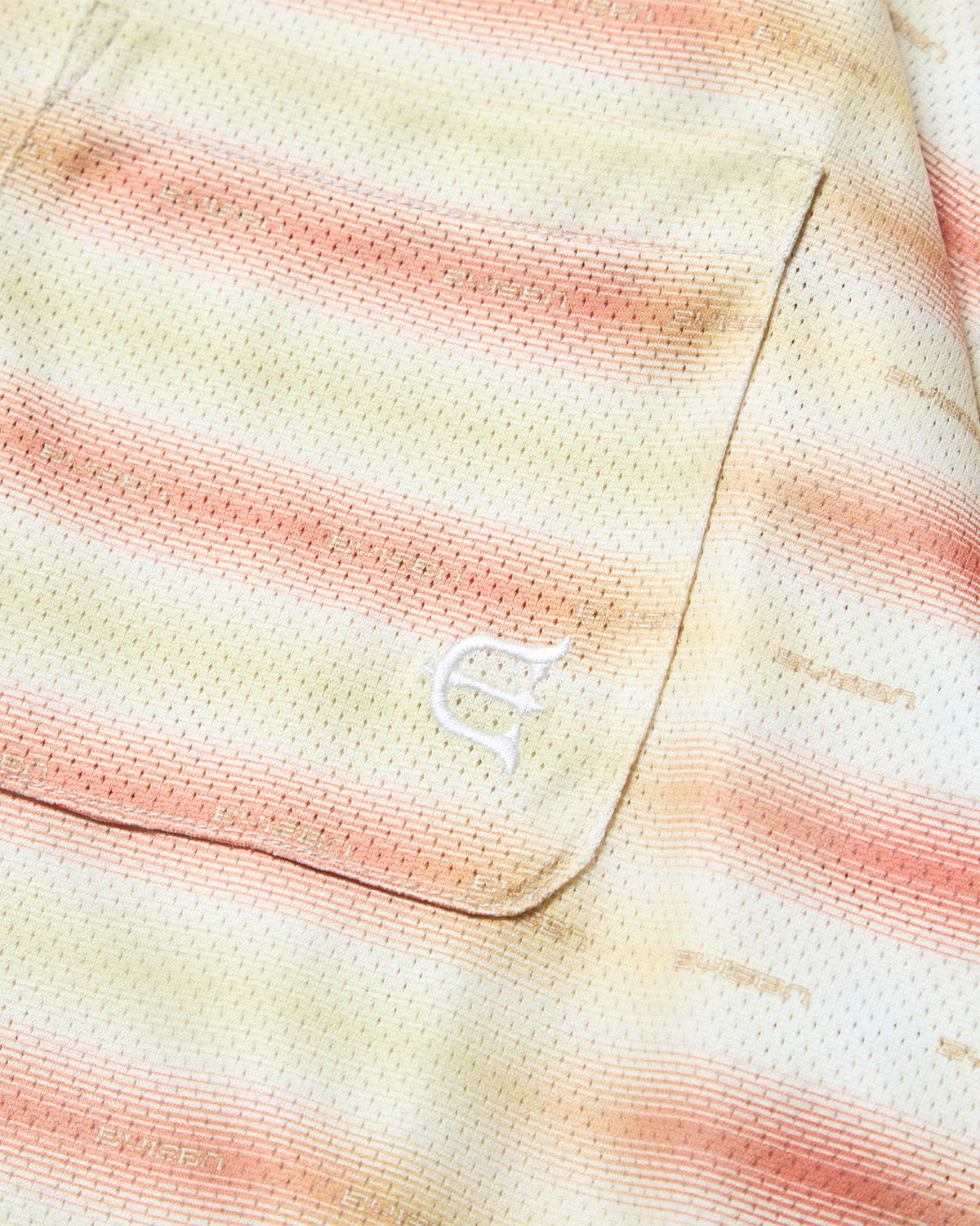BORDER MESH SHIRT - YELLOW