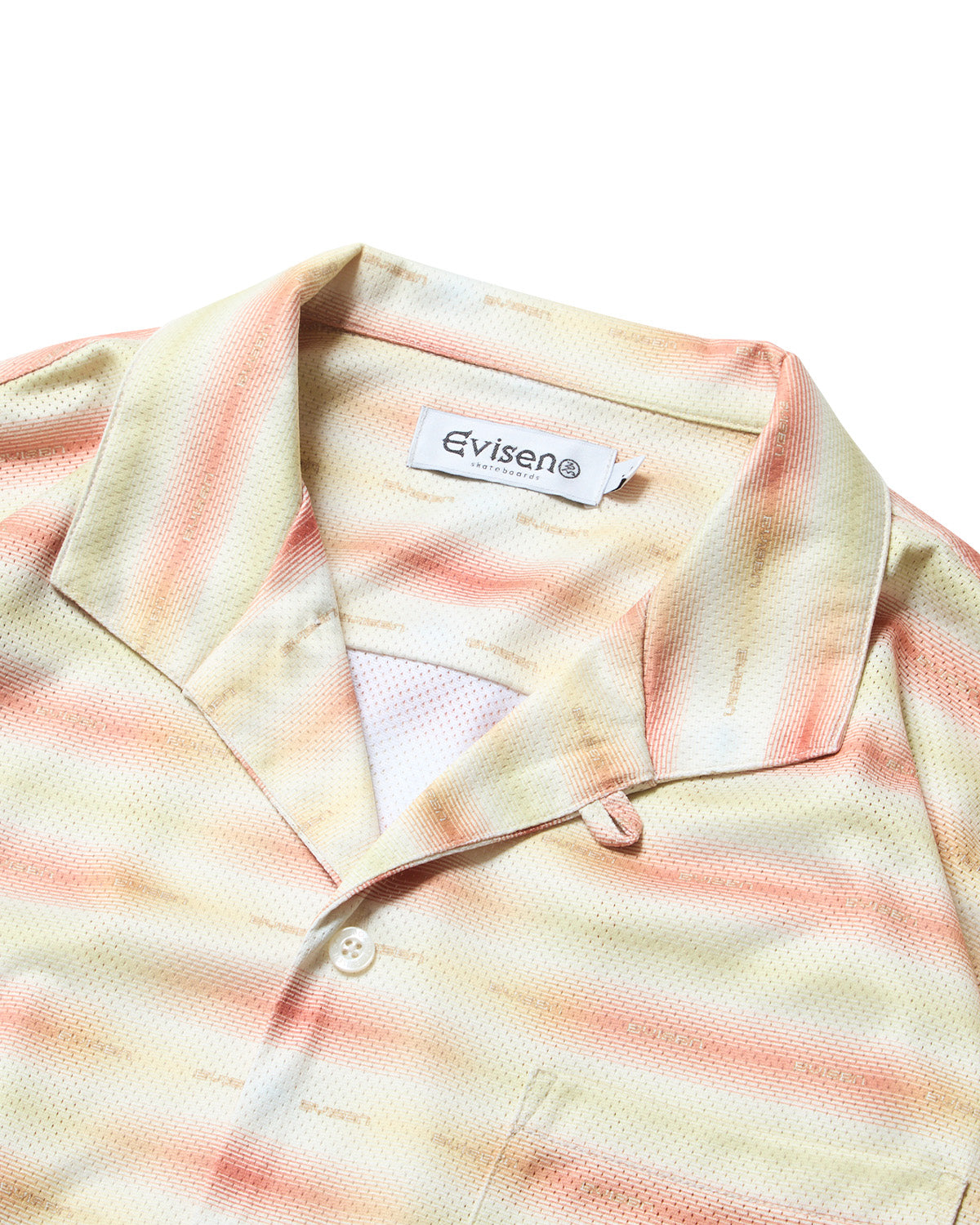BORDER MESH SHIRT - YELLOW