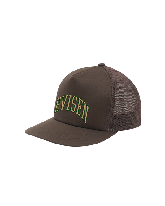 COLLEGE MESH CAP - BROWN