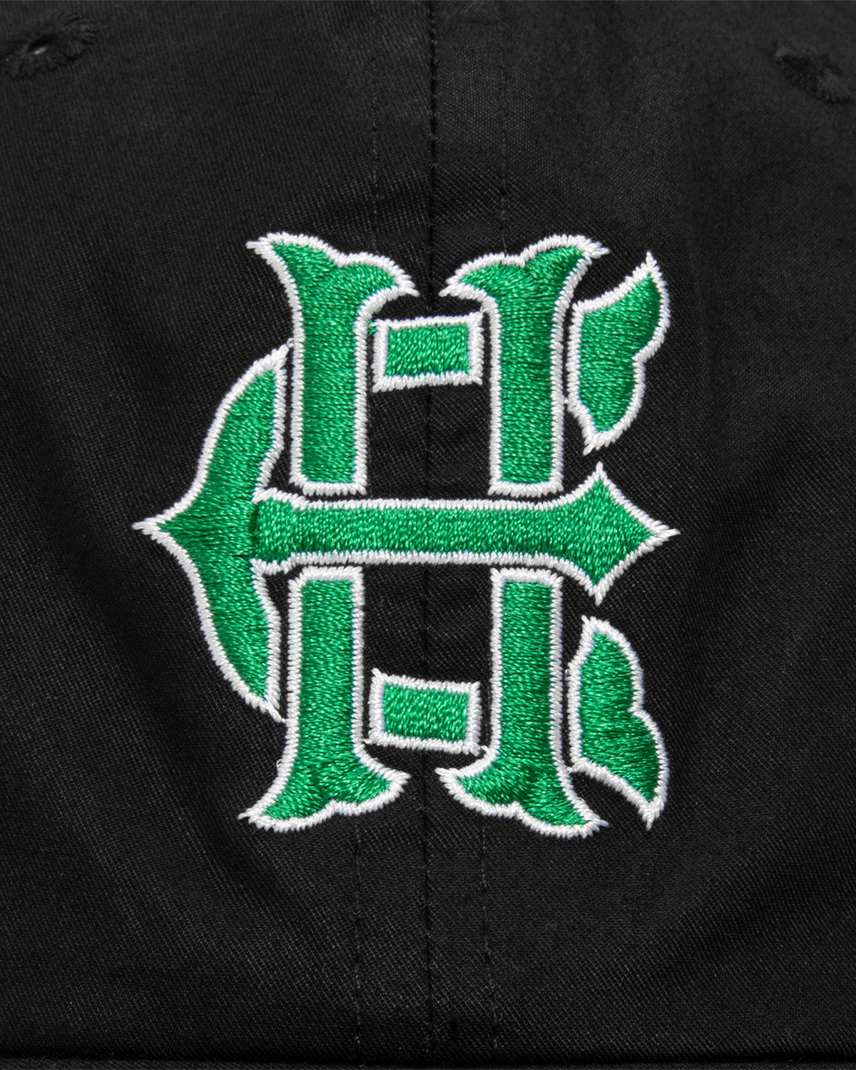 HUF x EVISEN CROSS LOGO HAT - BLACK