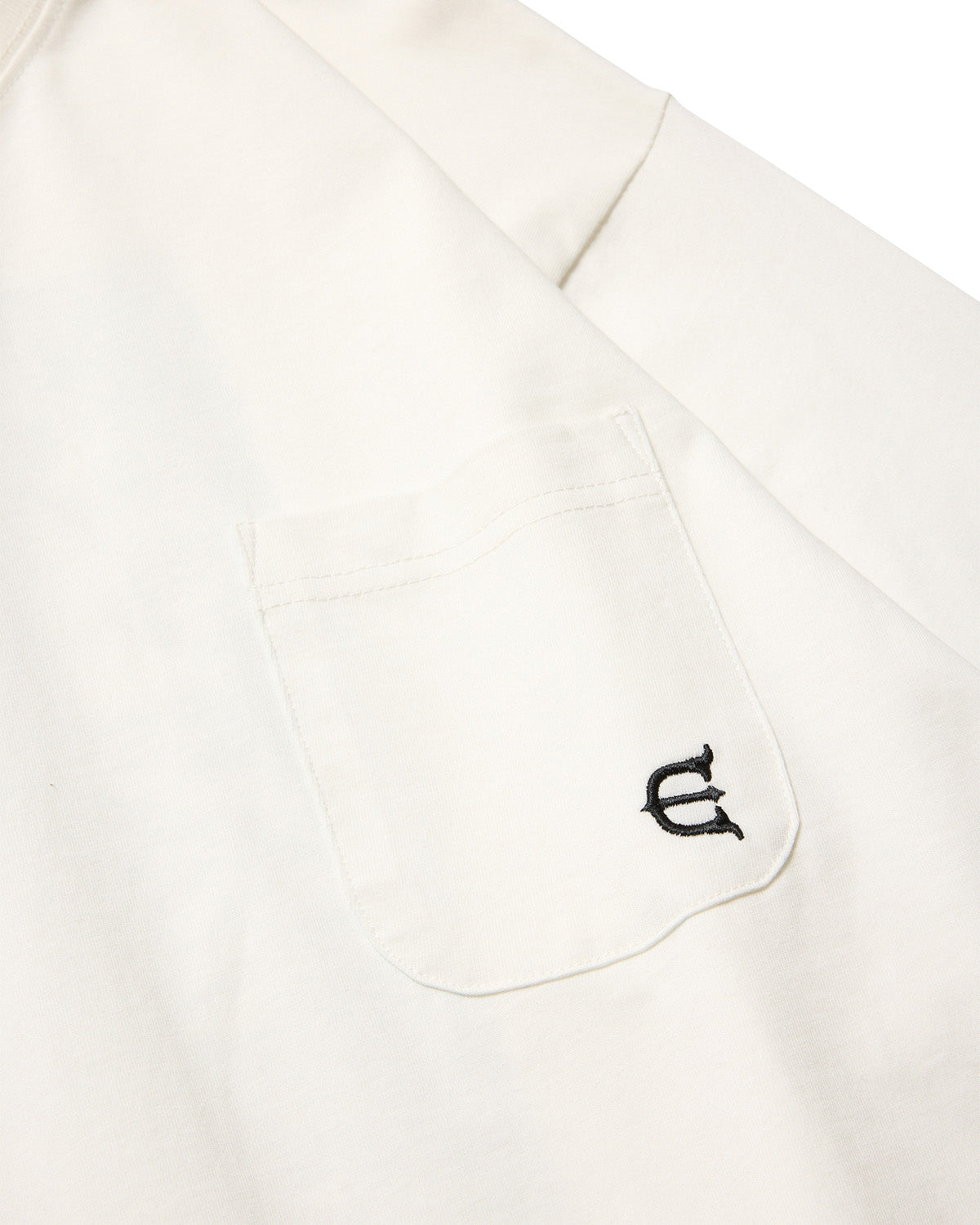 BEST MATCH POCKET LS TEE - WHITE