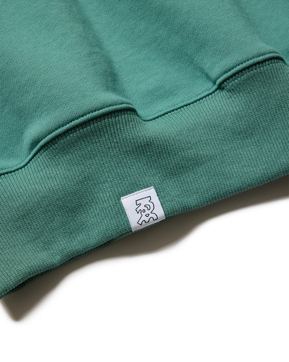 TIGER MATCH EMBLEM CREW SWEAT - TURQUOISE