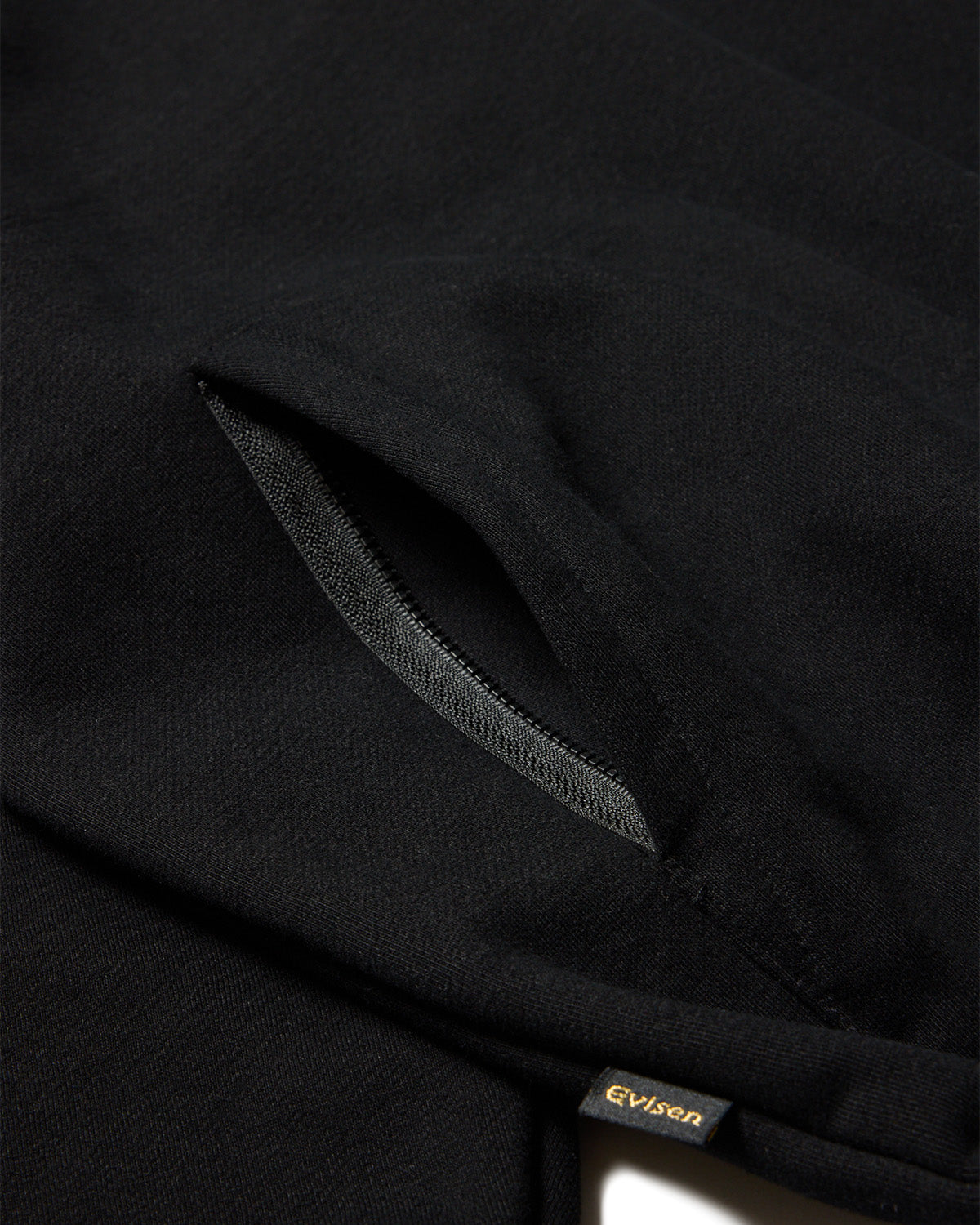 MIND LAND HALF ZIP SWEAT - BLACK