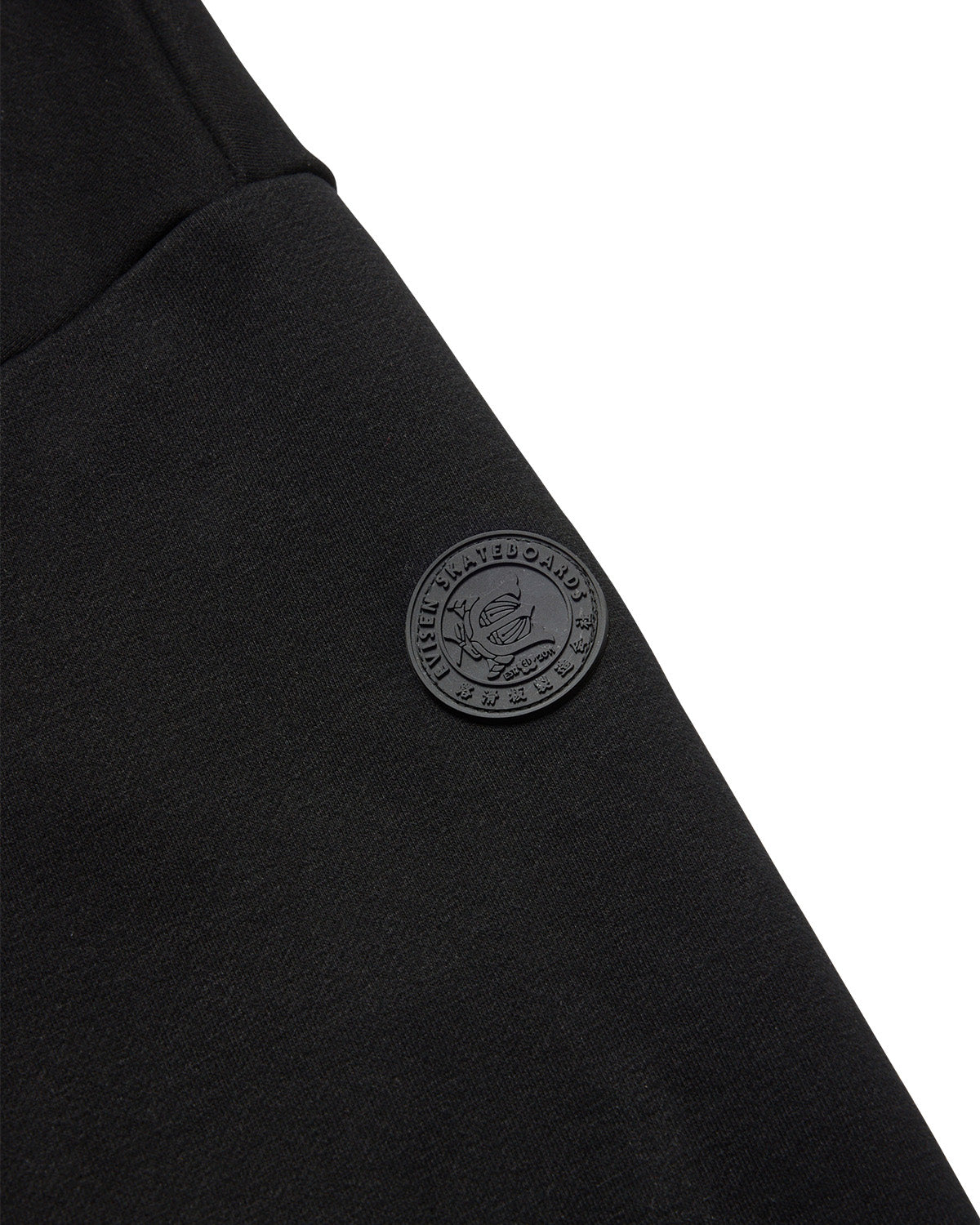 MIND LAND HALF ZIP SWEAT - BLACK