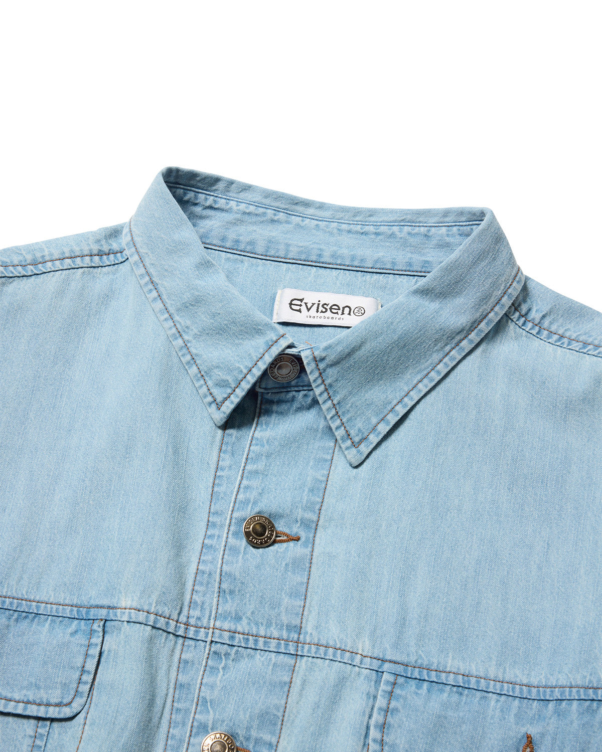 2ND CHAMBRAY DENIM SHIRT - BLUE