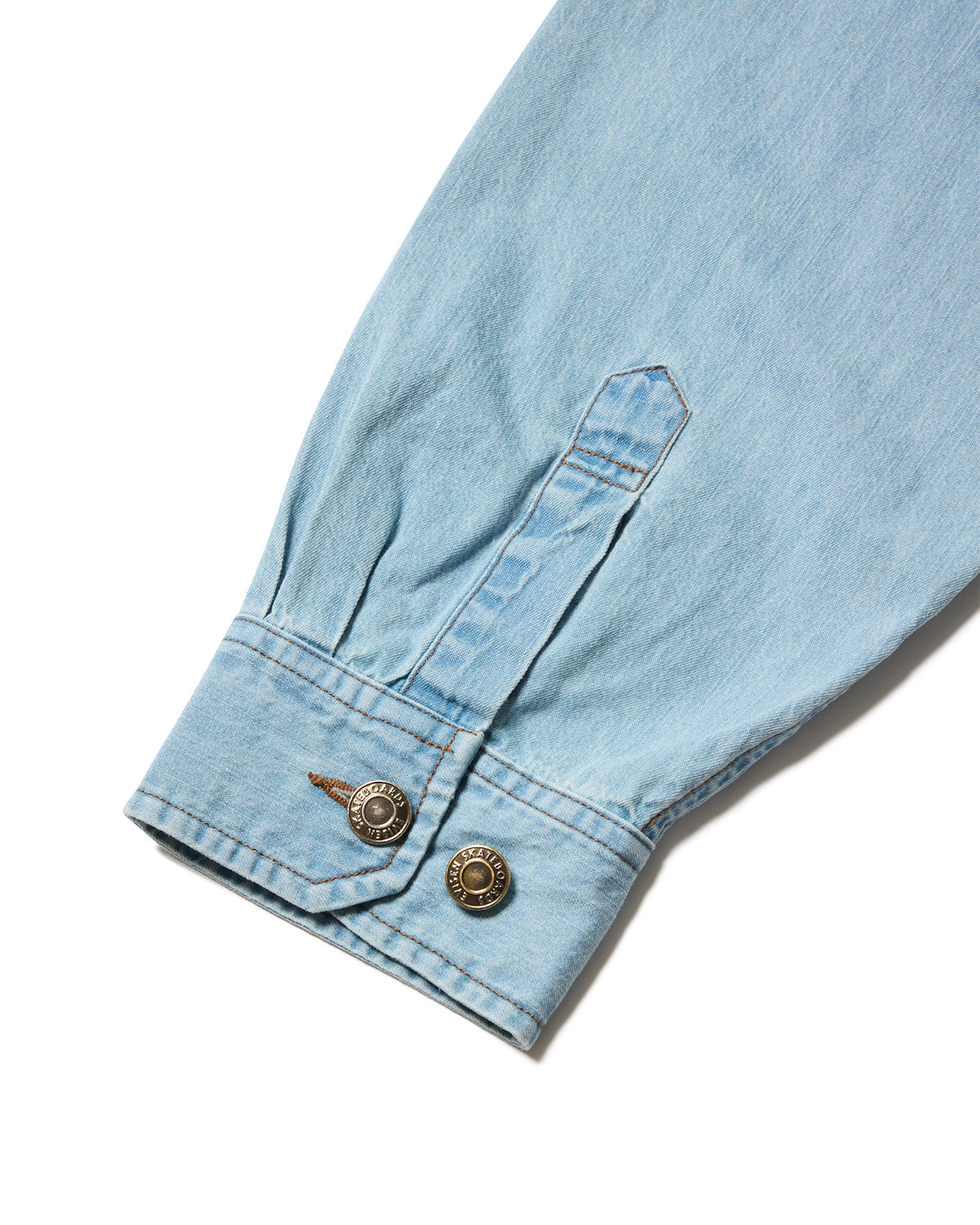2ND CHAMBRAY DENIM SHIRT - BLUE