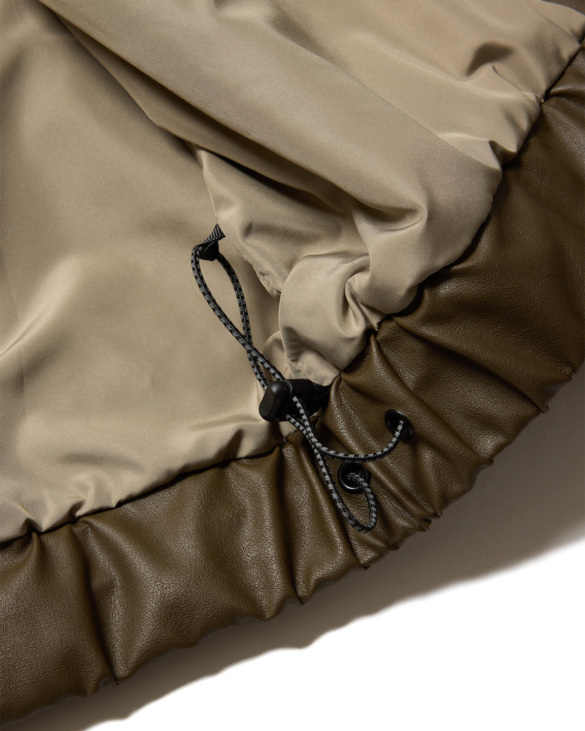 POSTMAN FAUX LEATHER JACKET - COFFEE BROWN