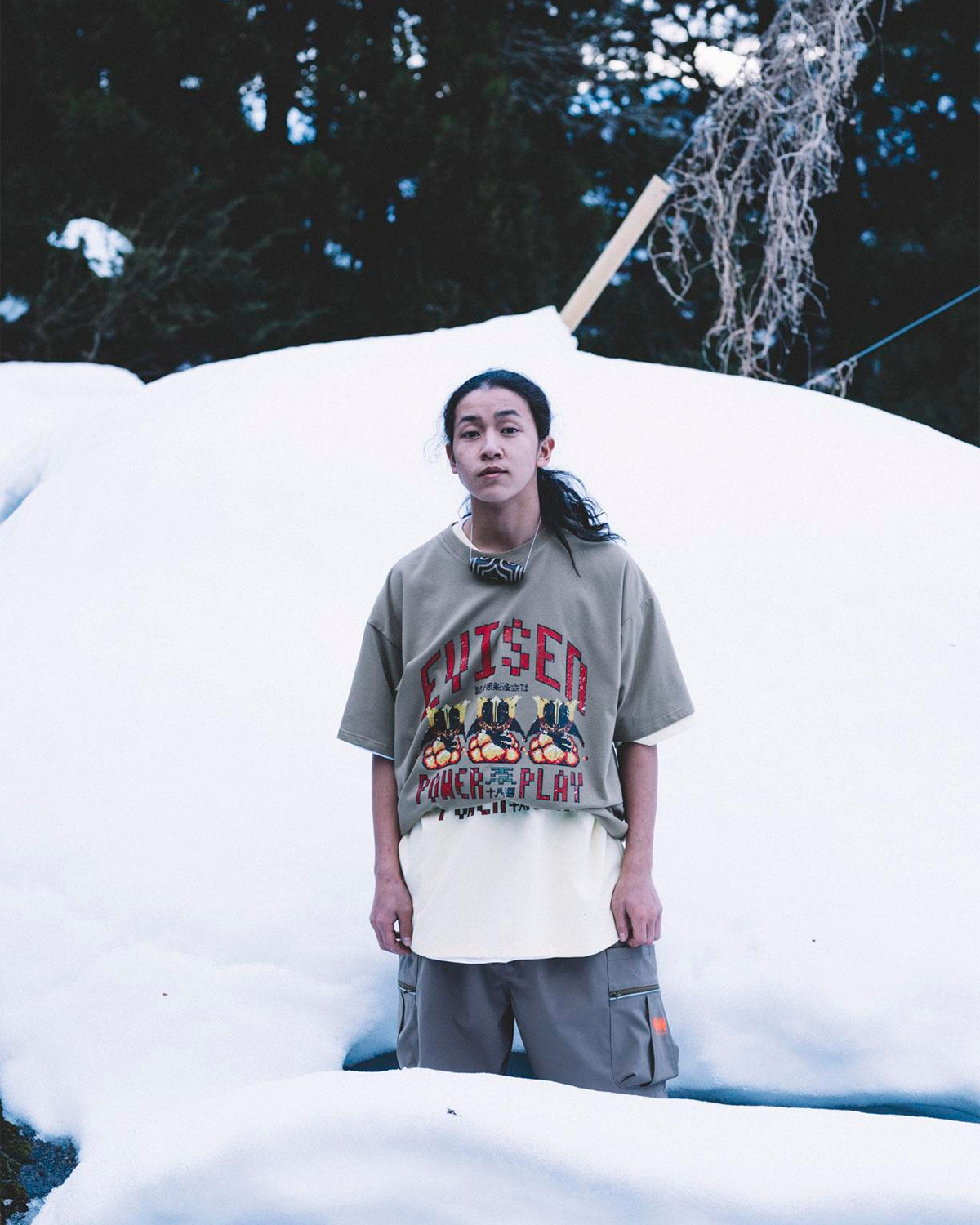 DOT POWER PLAY TECH TEE - LIGHT YELLOW