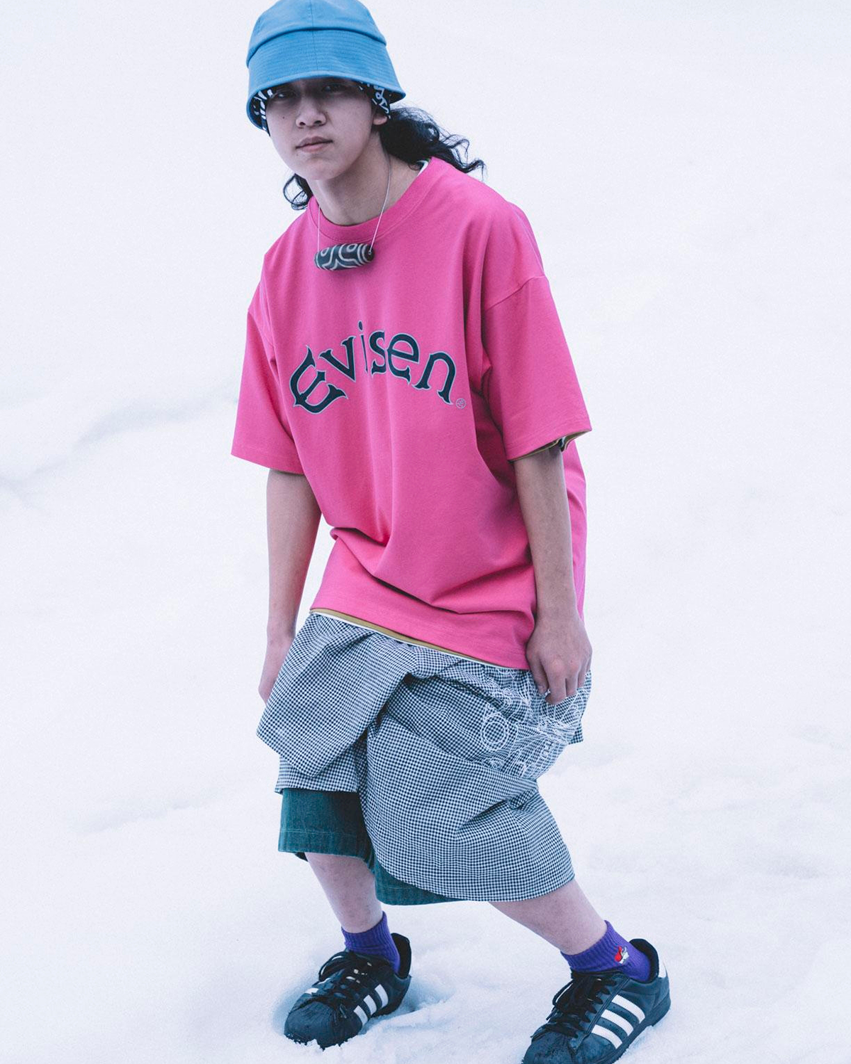 ROUND LOGO TECH TEE - WHITE