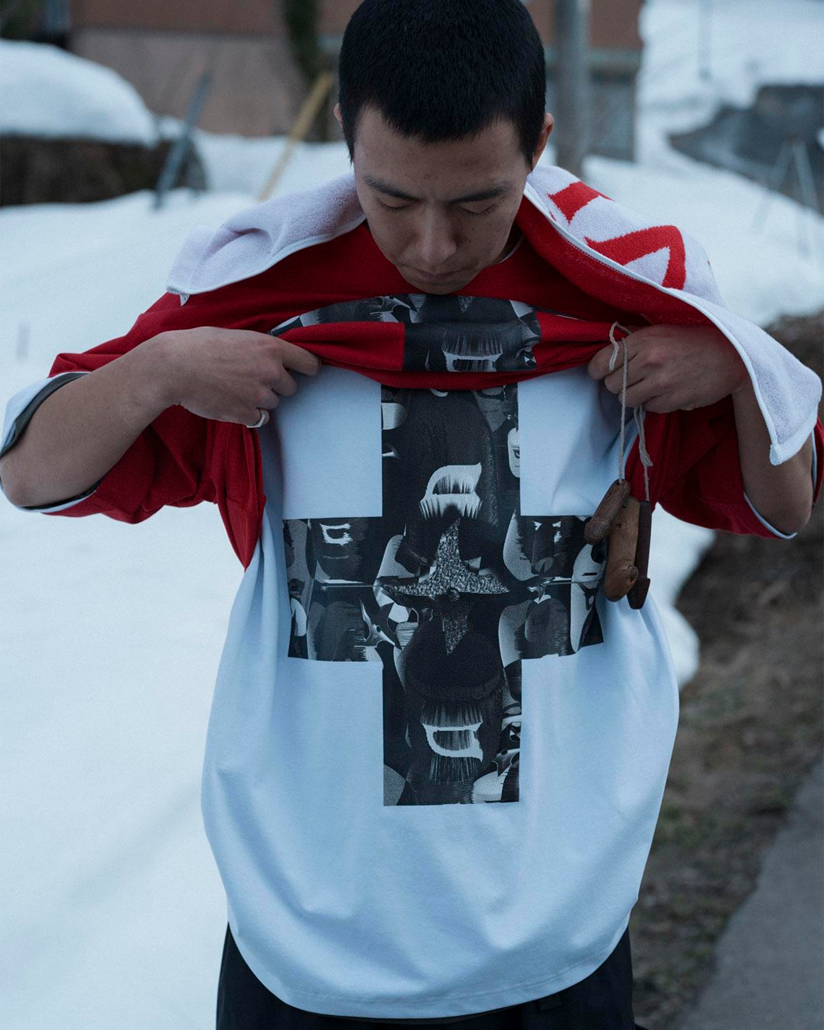 SHURIKEN CAPSULE TECH TEE - RED