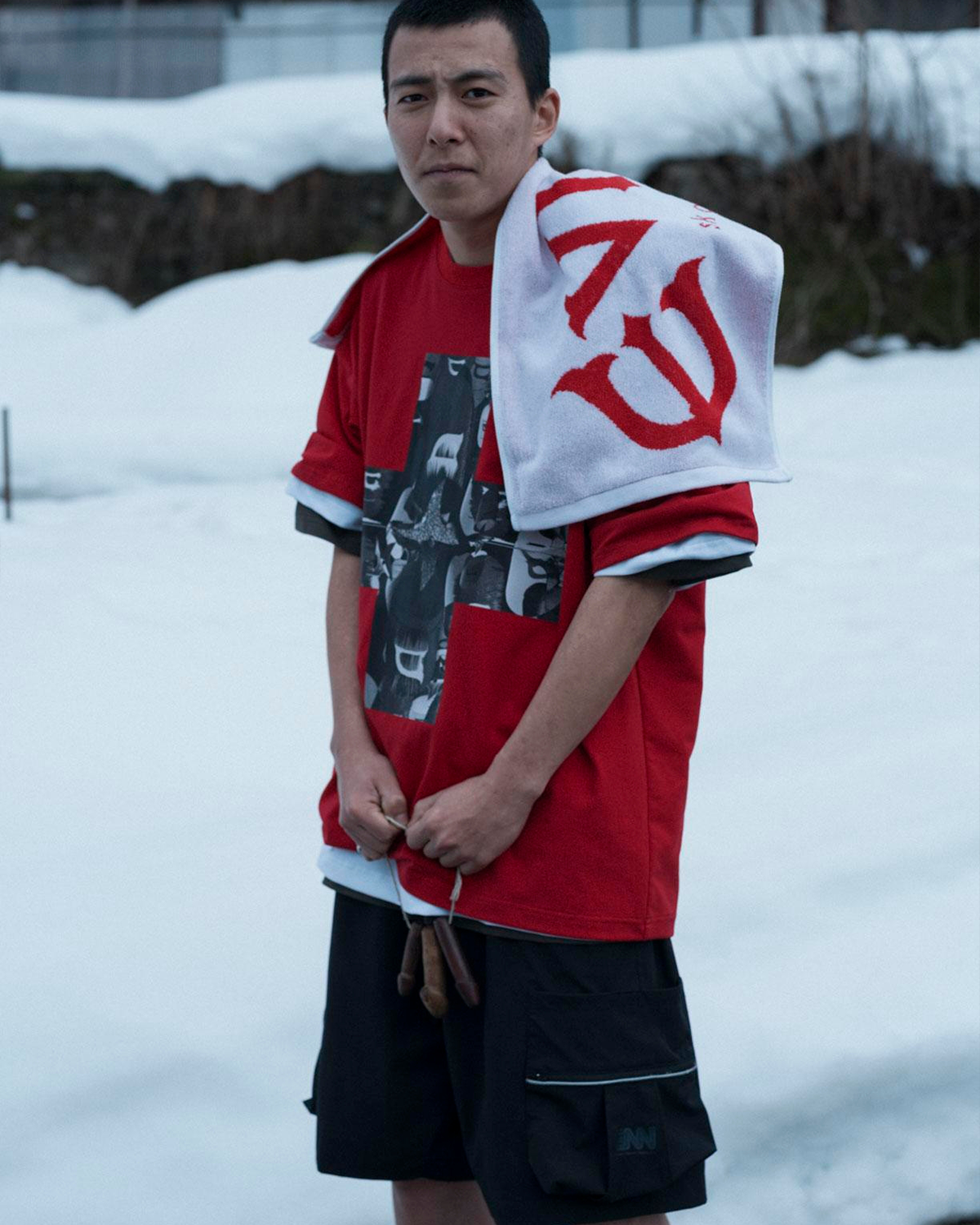 SHURIKEN CAPSULE TECH TEE - RED