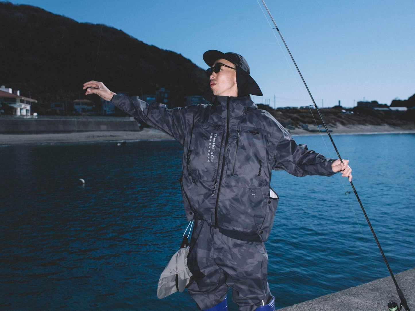 Evisen / Chaos Fishing Club EVENING BITE PANTS - BLACK
