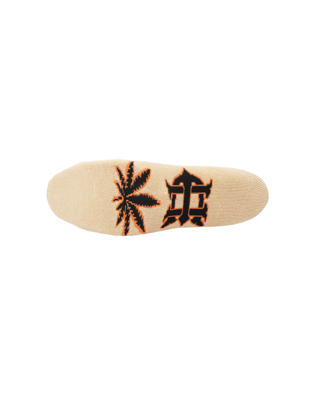 HUF x EVISEN LOGO SOCK - BEIGE