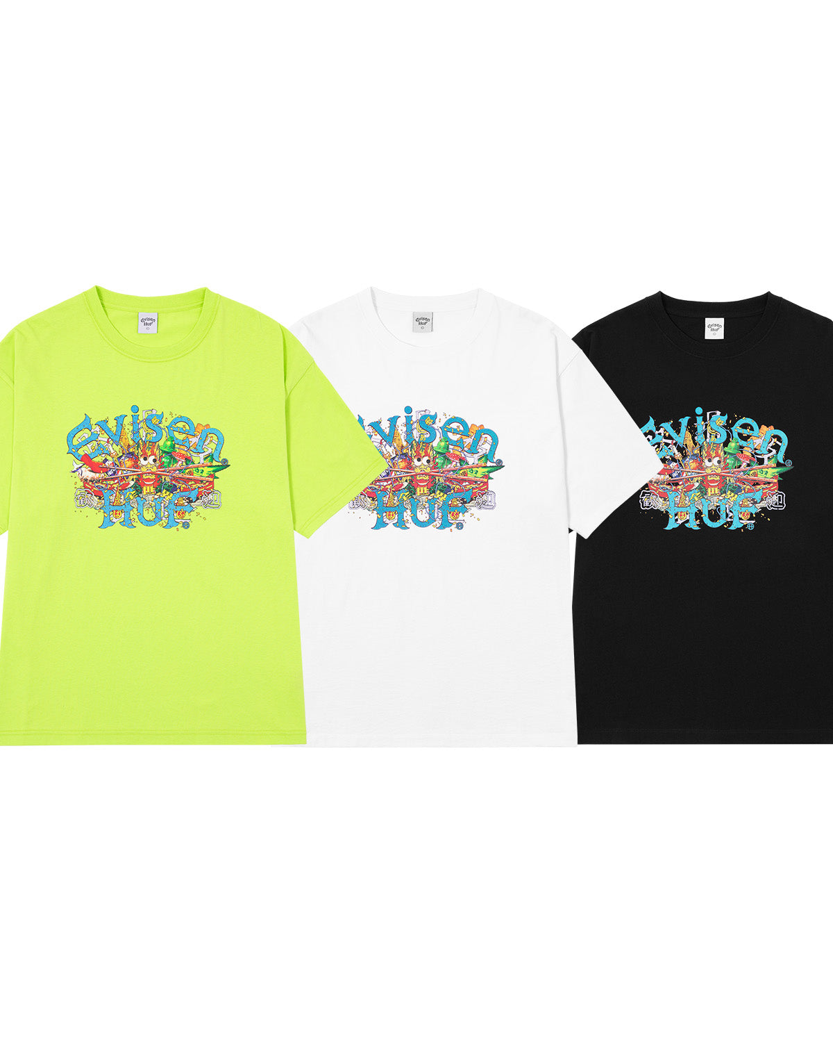 HUF x EVISEN DRAGON S/S TEE – Evisen Skateboards ゑ (エビセン