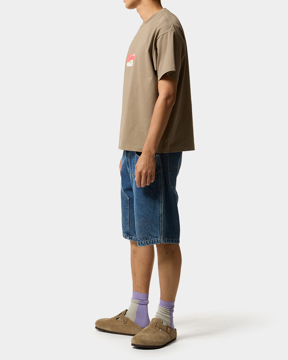HUF x EVISEN HUF SUSHI S/S TEE - CHARCOAL