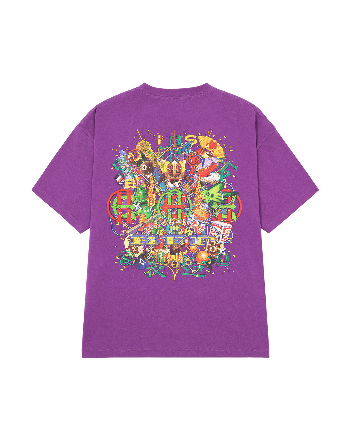 HUF x EVISEN HUF ALLSTAR S/S TEE - PURPLE
