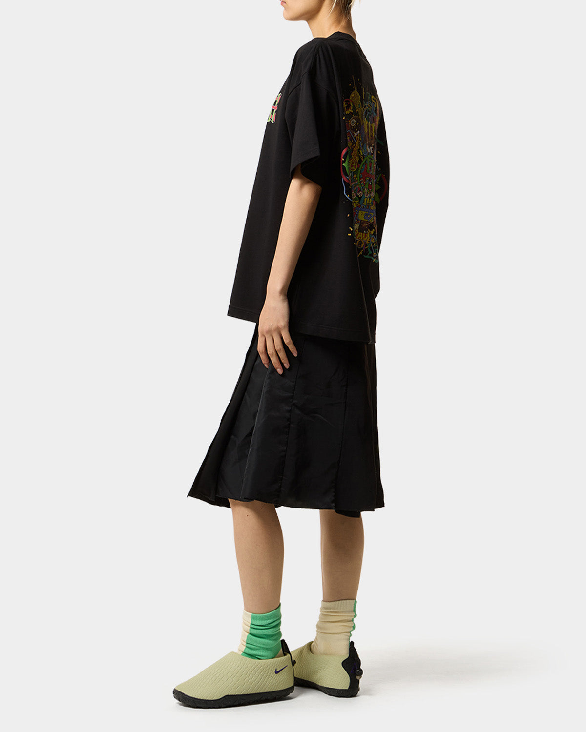 HUF x EVISEN HUF ALLSTAR S/S TEE - BLACK