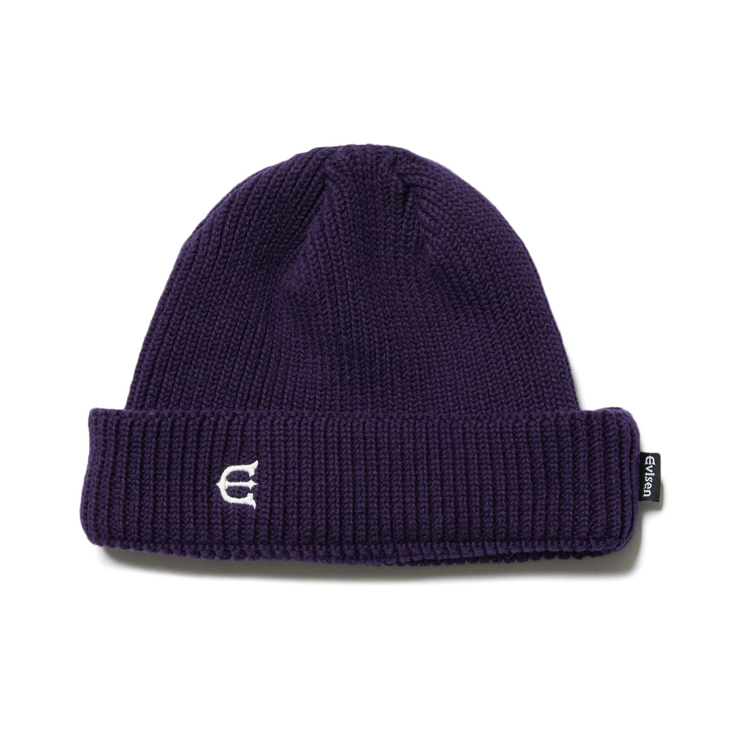 E LOGO BEANIE - PURPLE