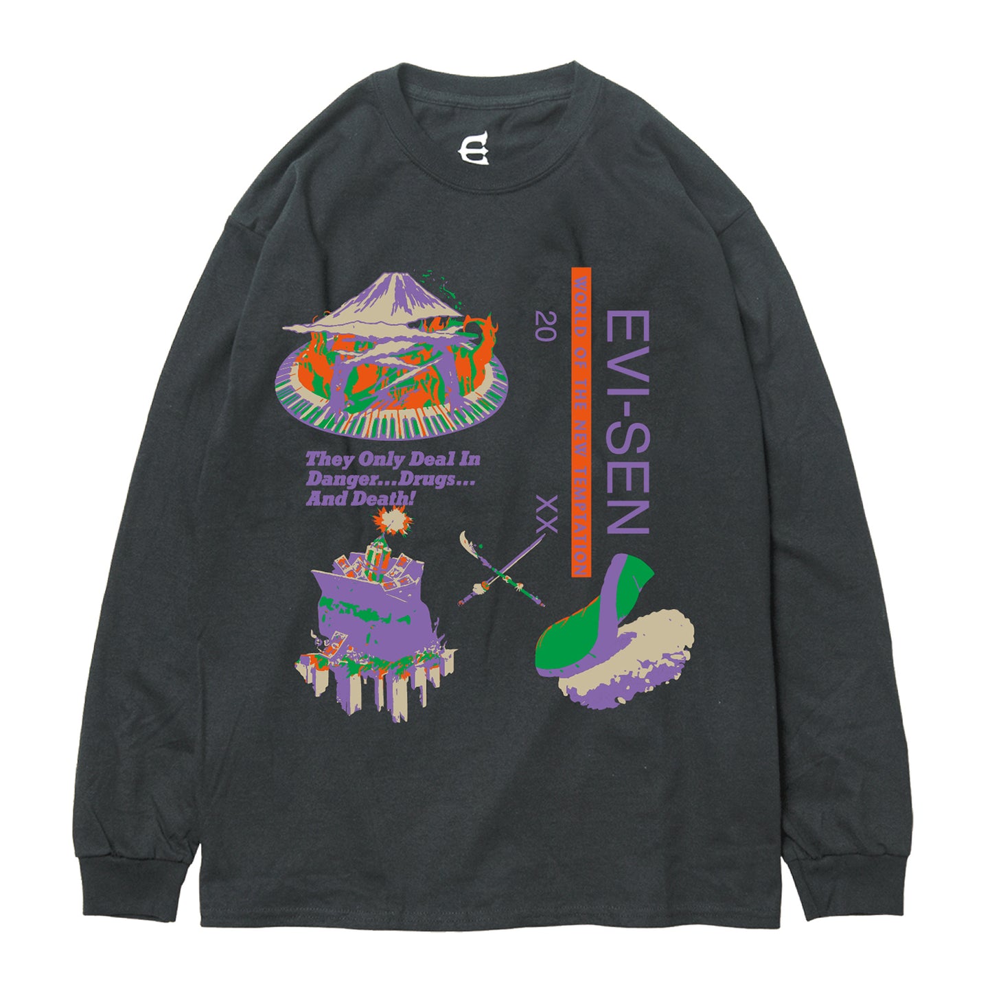 EVISEN SOUVENIR LS - CHARCOAL