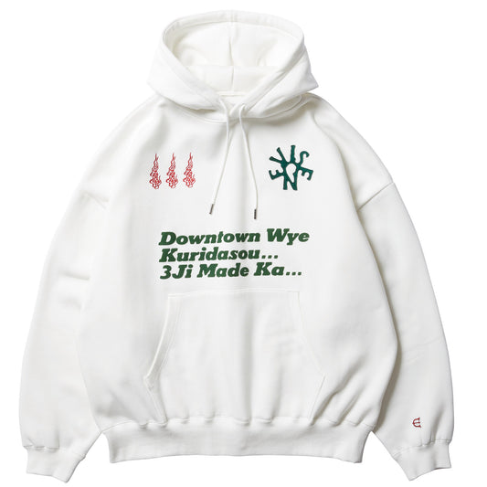 DOWNTOWN HOODIE - WHITE
