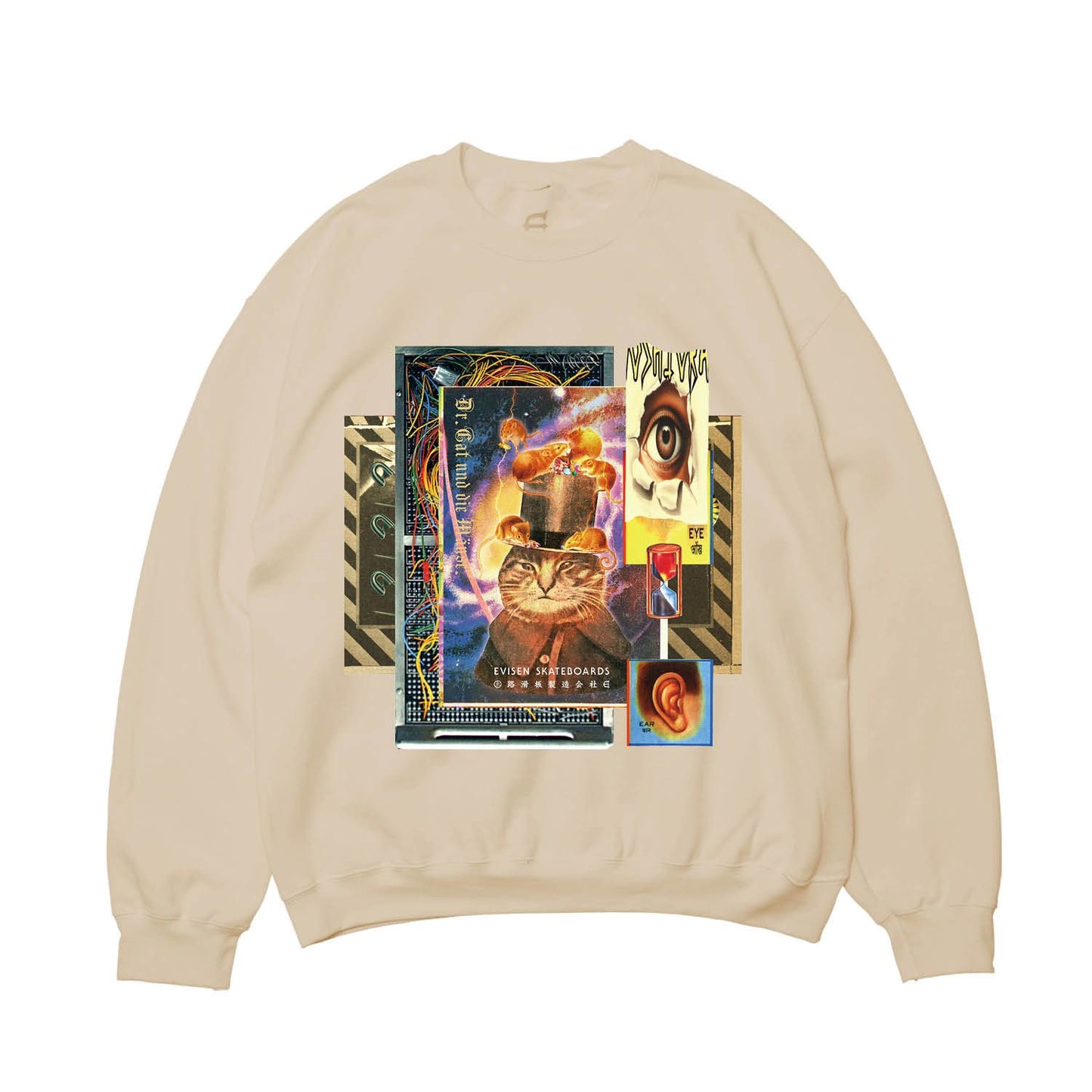 DR.CAT & ORPHAN SUPER RATS CREW NECK
