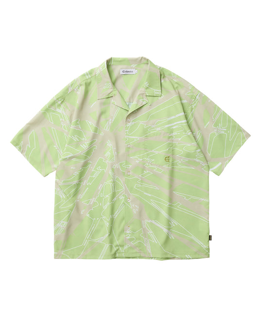 CLASH CAMO SHIRT - PISTACHIO GREEN