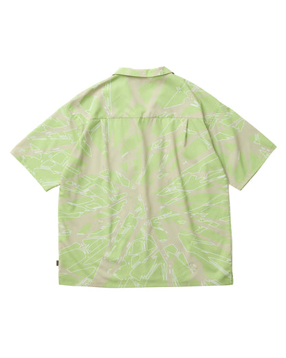 CLASH CAMO SHIRT - PISTACHIO GREEN