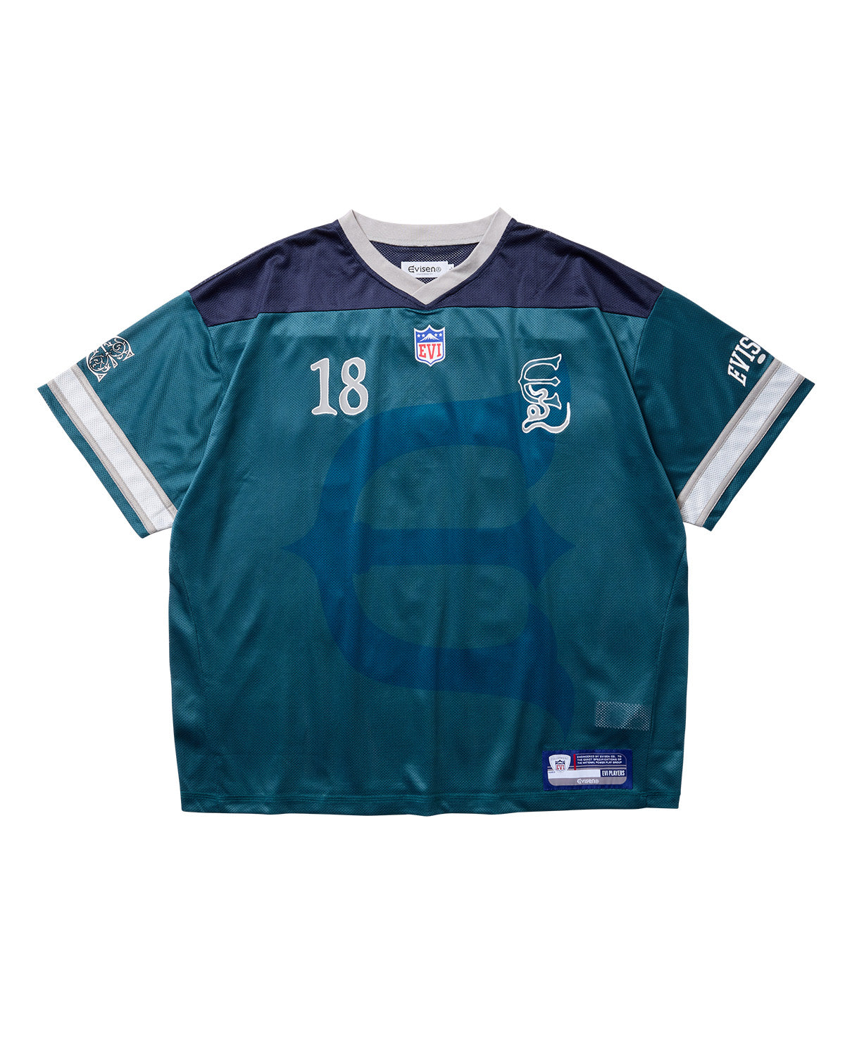 OHAKO ROSTER TEE - GREEN/NAVY