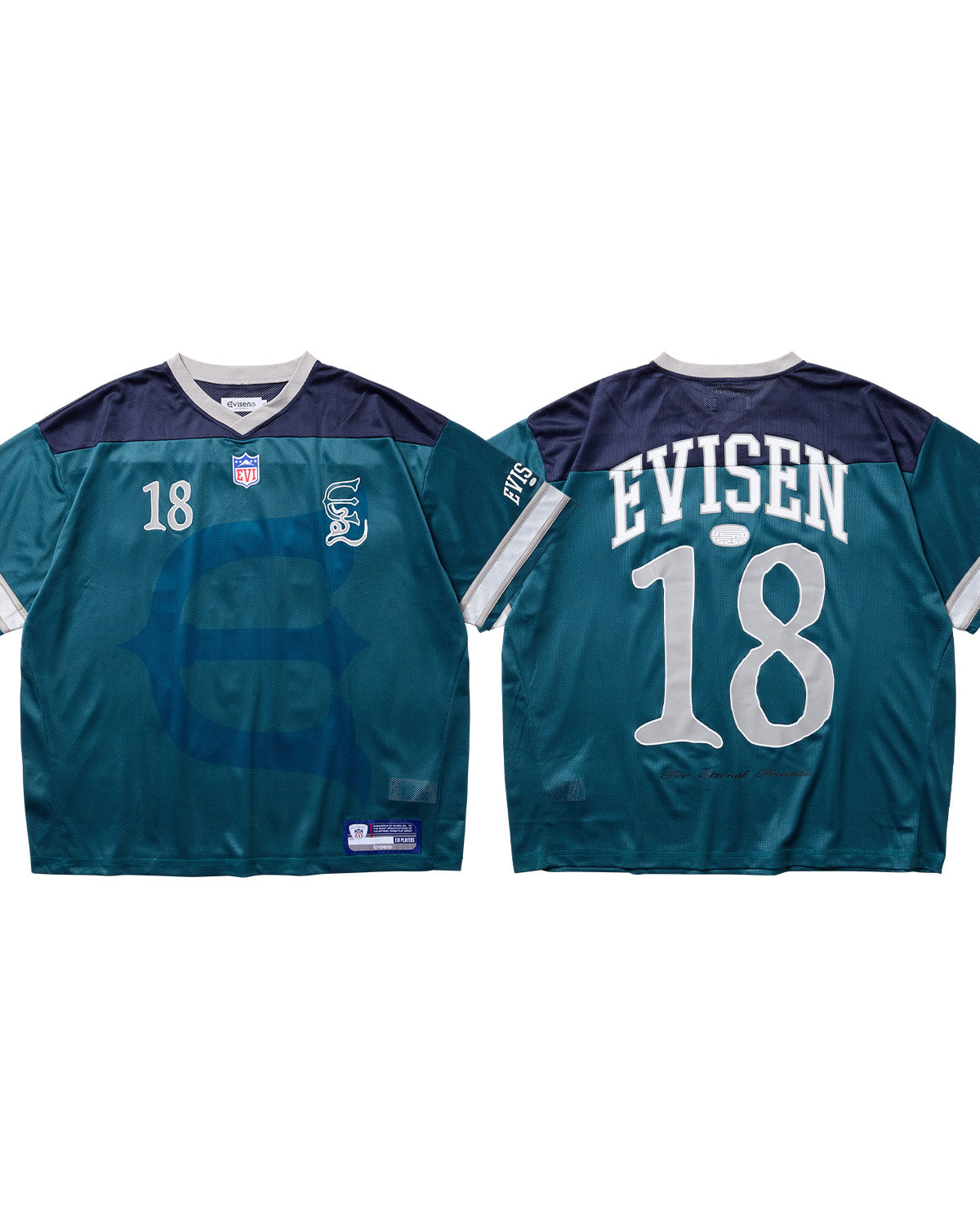 OHAKO ROSTER TEE - GREEN/NAVY