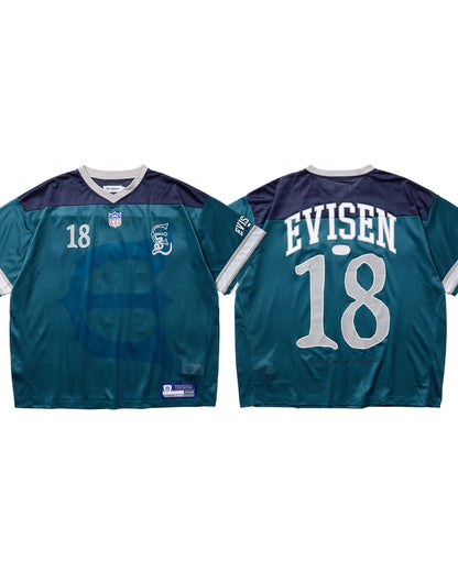 OHAKO ROSTER TEE - GREEN/NAVY