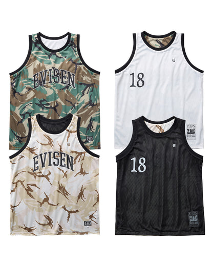 OHAKO CAMO MESH TANK - WHITE / CAMO