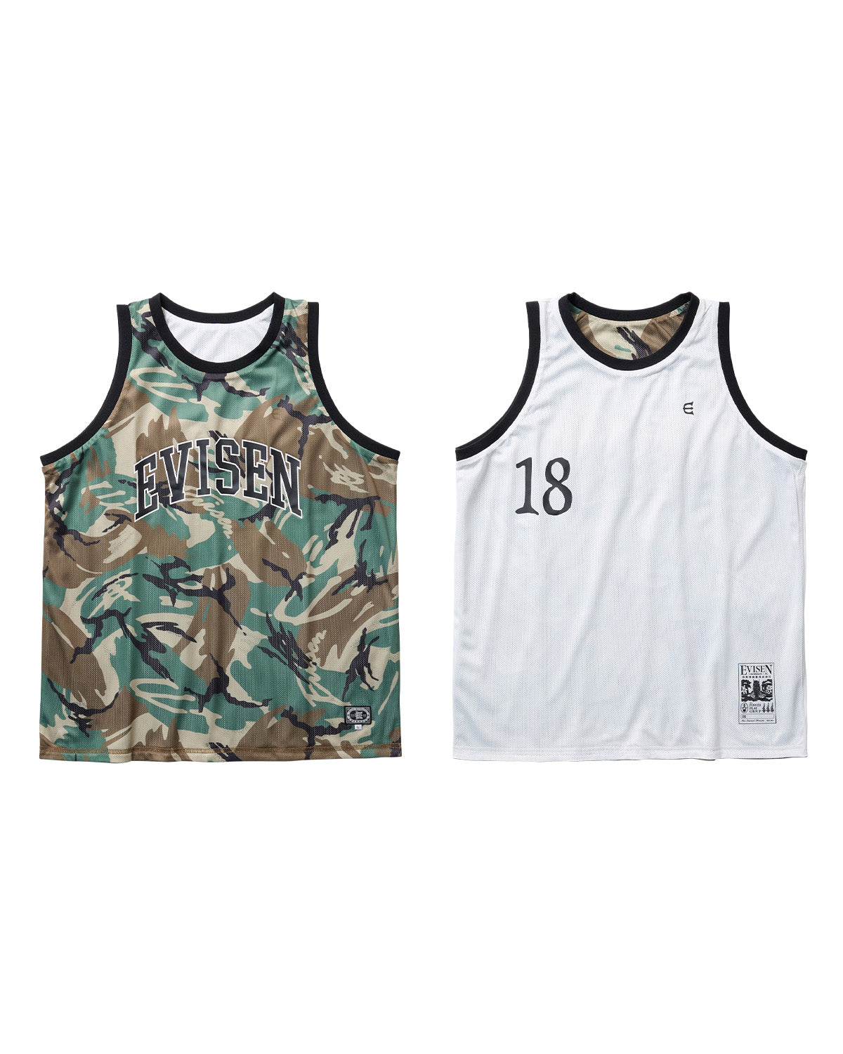 OHAKO CAMO MESH TANK - WHITE / CAMO