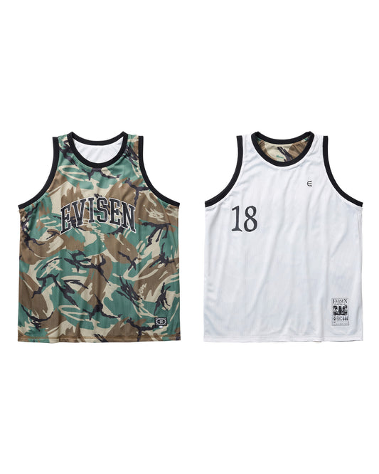 OHAKO CAMO MESH TANK - WHITE / CAMO