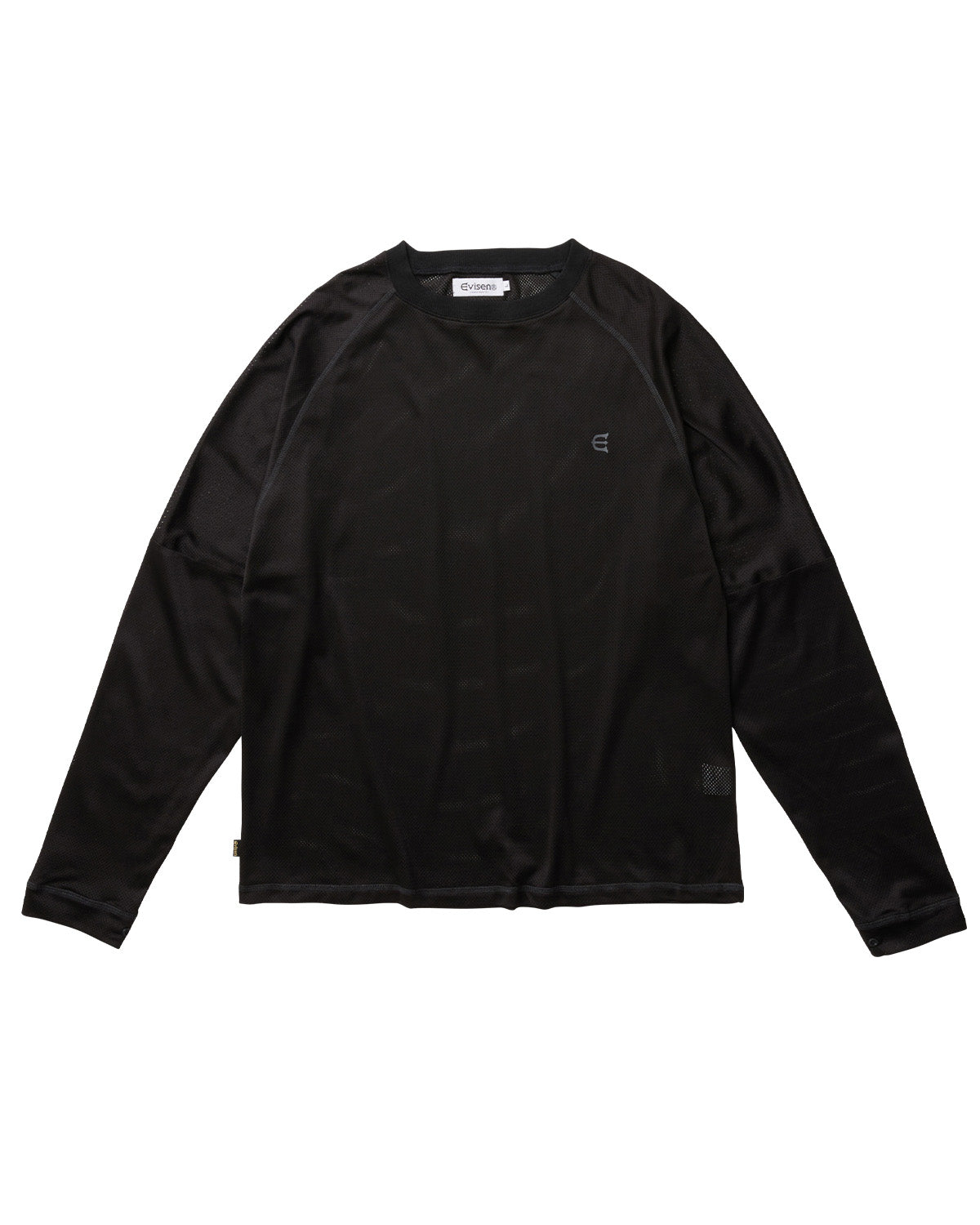 MESH L/S TEE - BLACK
