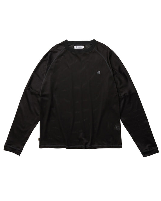 MESH L/S TEE - BLACK