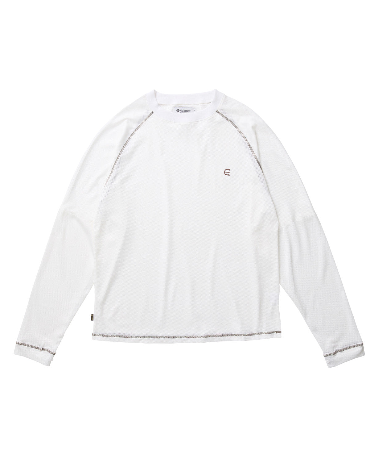 MESH L/S TEE - WHITE
