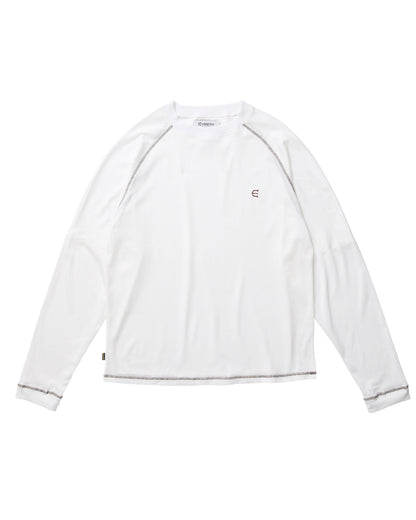 MESH L/S TEE - WHITE