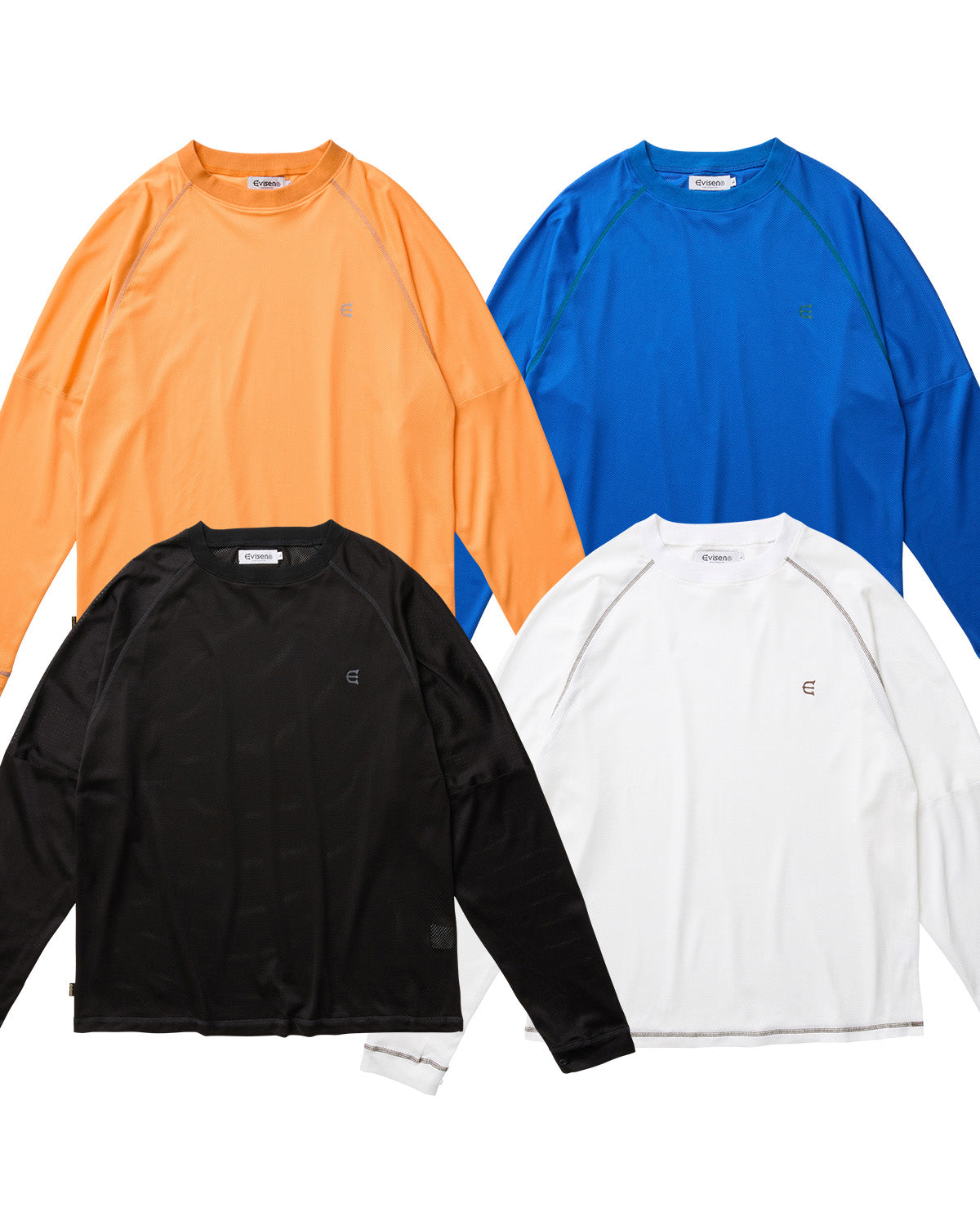 MESH L/S TEE - BLUE