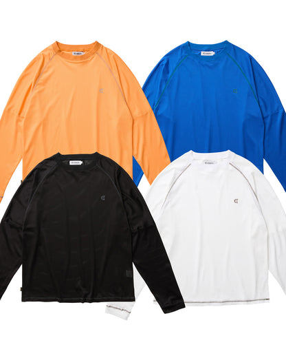 MESH L/S TEE - BLUE