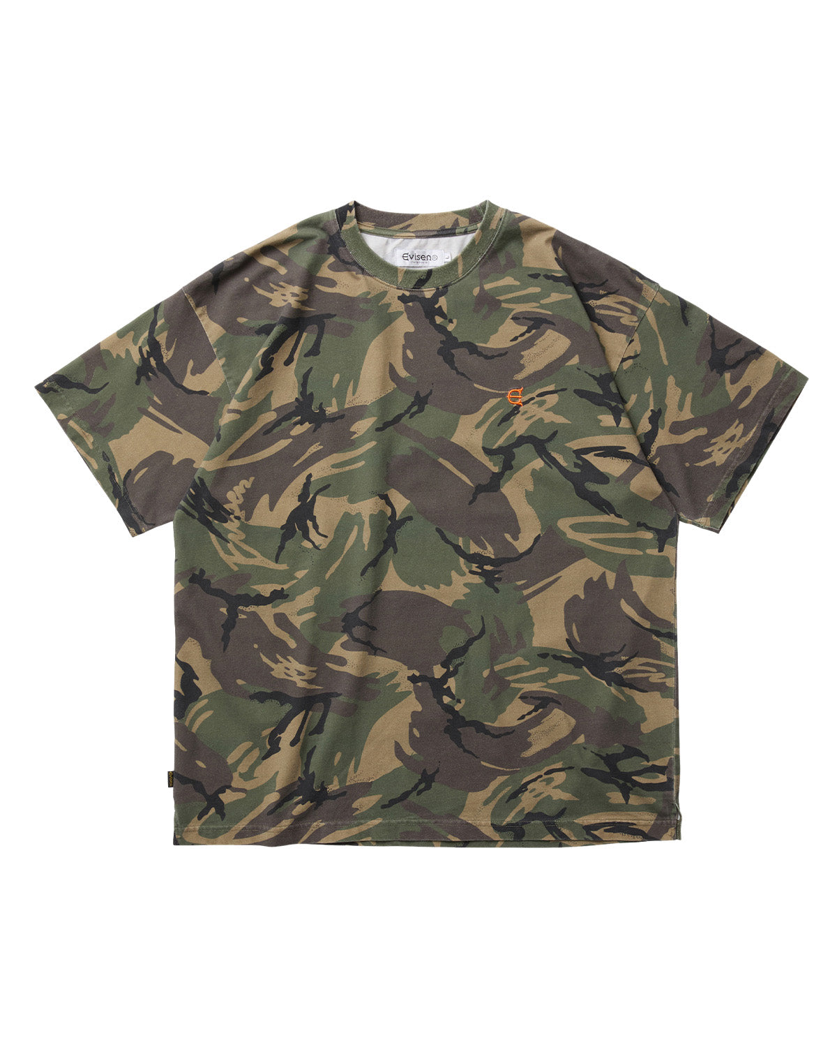 E LOGO CAMO TEE – Evisen Skateboards ゑ (エビセン スケートボード