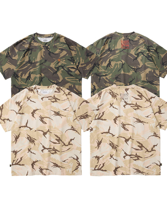 E LOGO CAMO TEE
