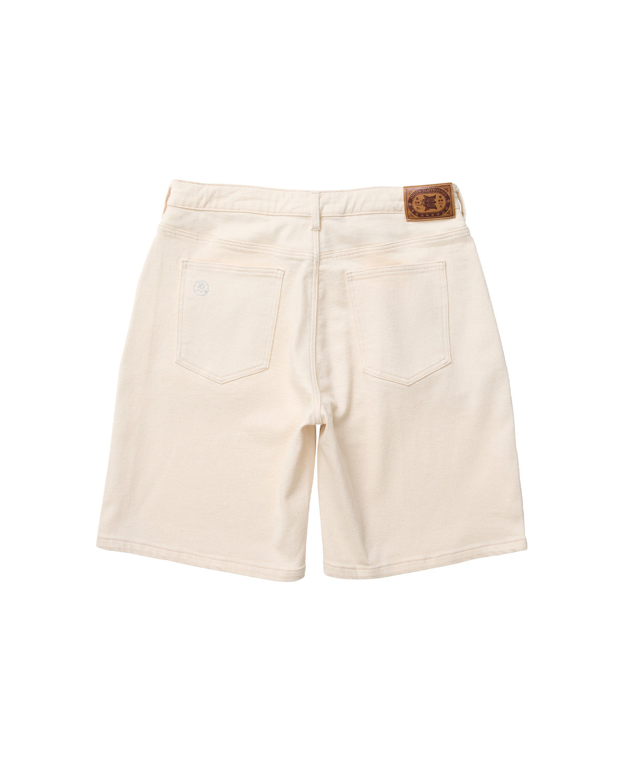 SUSHI DENIM SHORTS - IVORY – Evisen Skateboards ゑ (エビセン