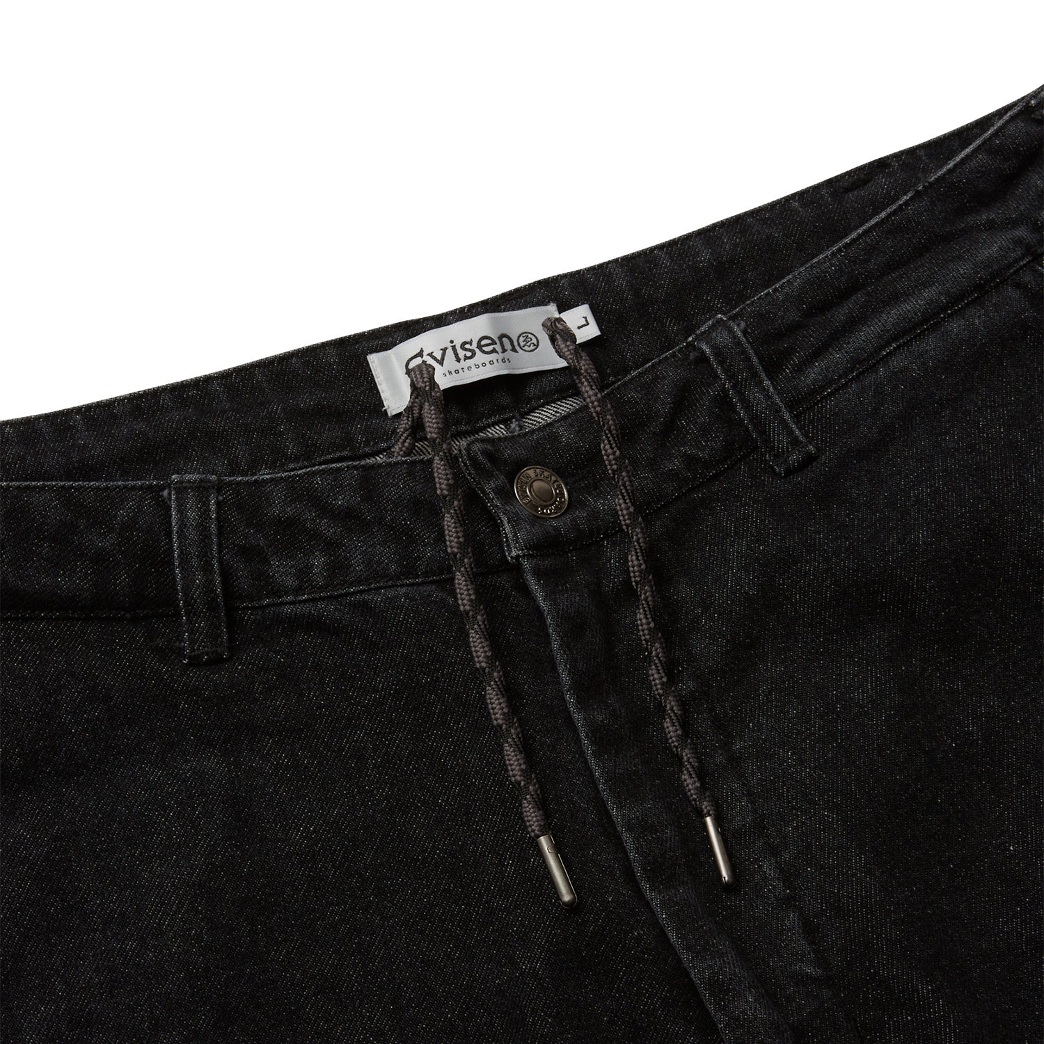 NIKOLA COLOR DENIM PANTS - BLACK