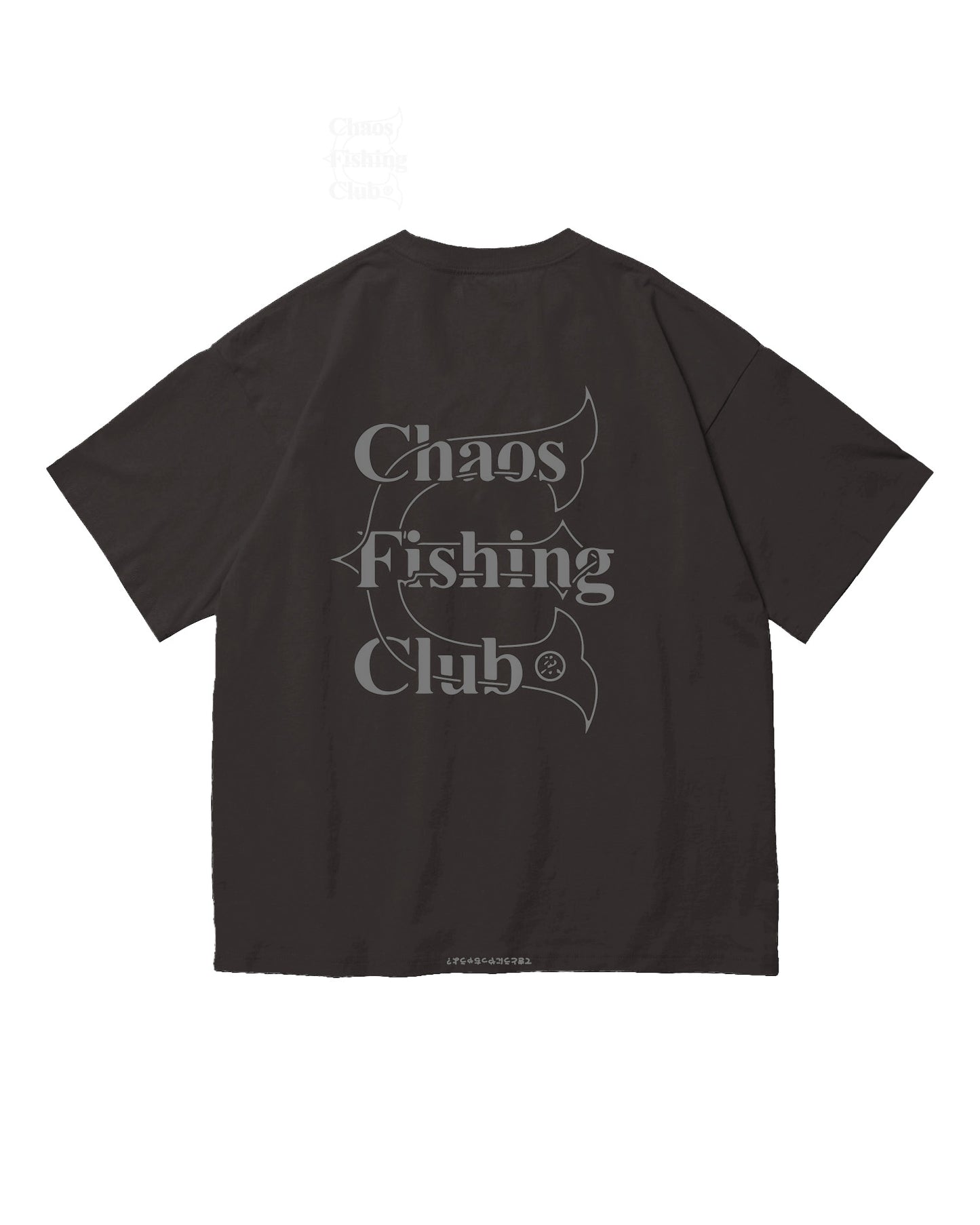 Evisen / Chaos Fishing Club DRY LOGO TEE - CHARCOAL (Ltd. Color)