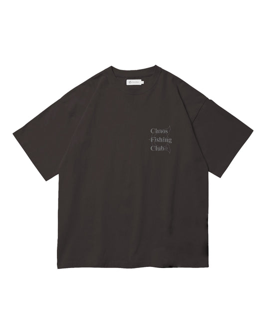 Evisen / Chaos Fishing Club DRY LOGO TEE - CHARCOAL (Ltd. Color)