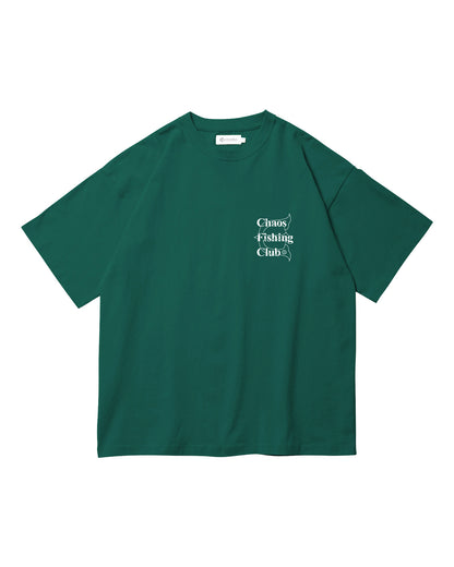 Evisen / Chaos Fishing Club DRY LOGO TEE - FOREST