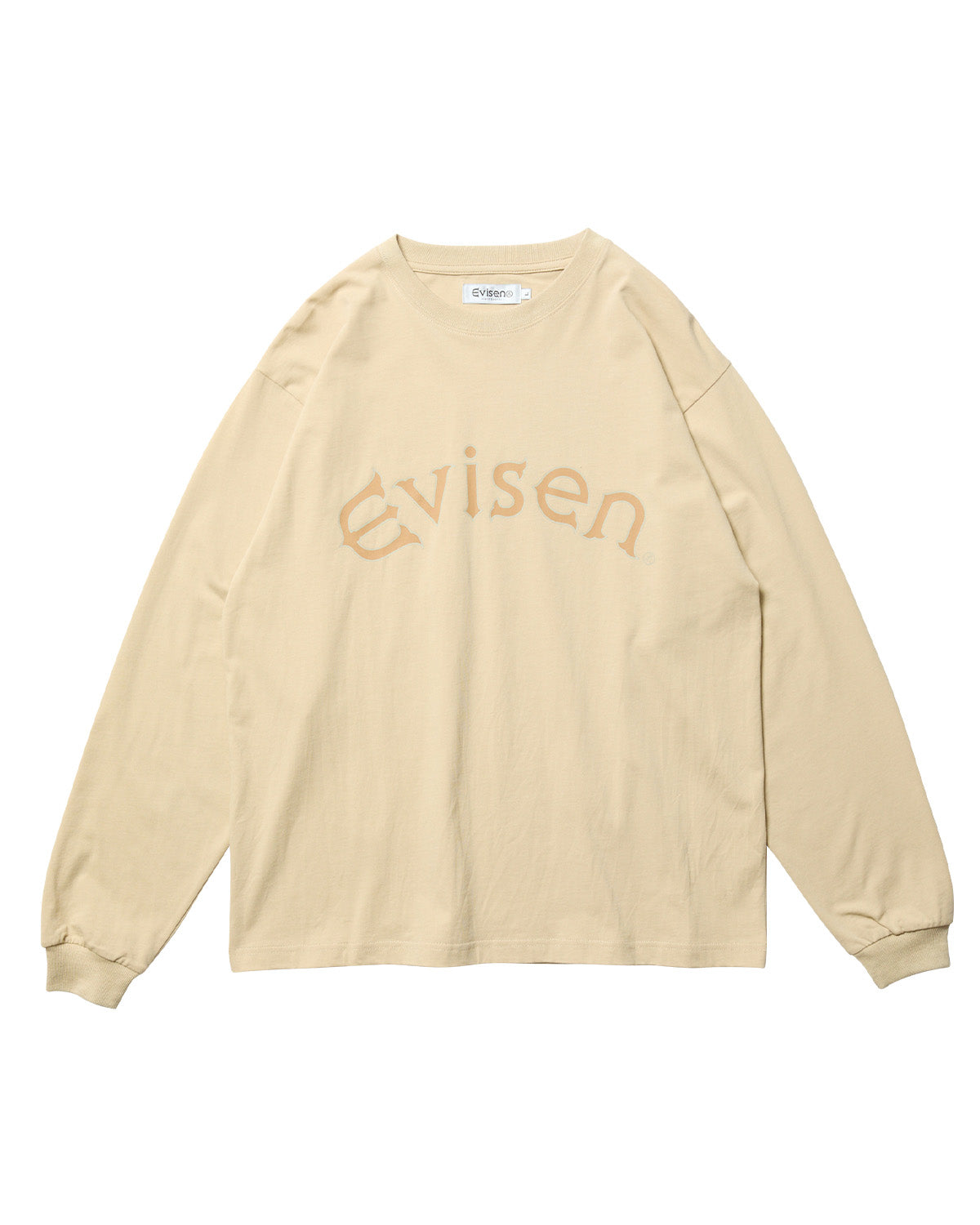 ARCH LOGO LS TEE - ECRU