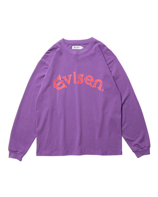 ARCH LOGO LS TEE - PURPLE